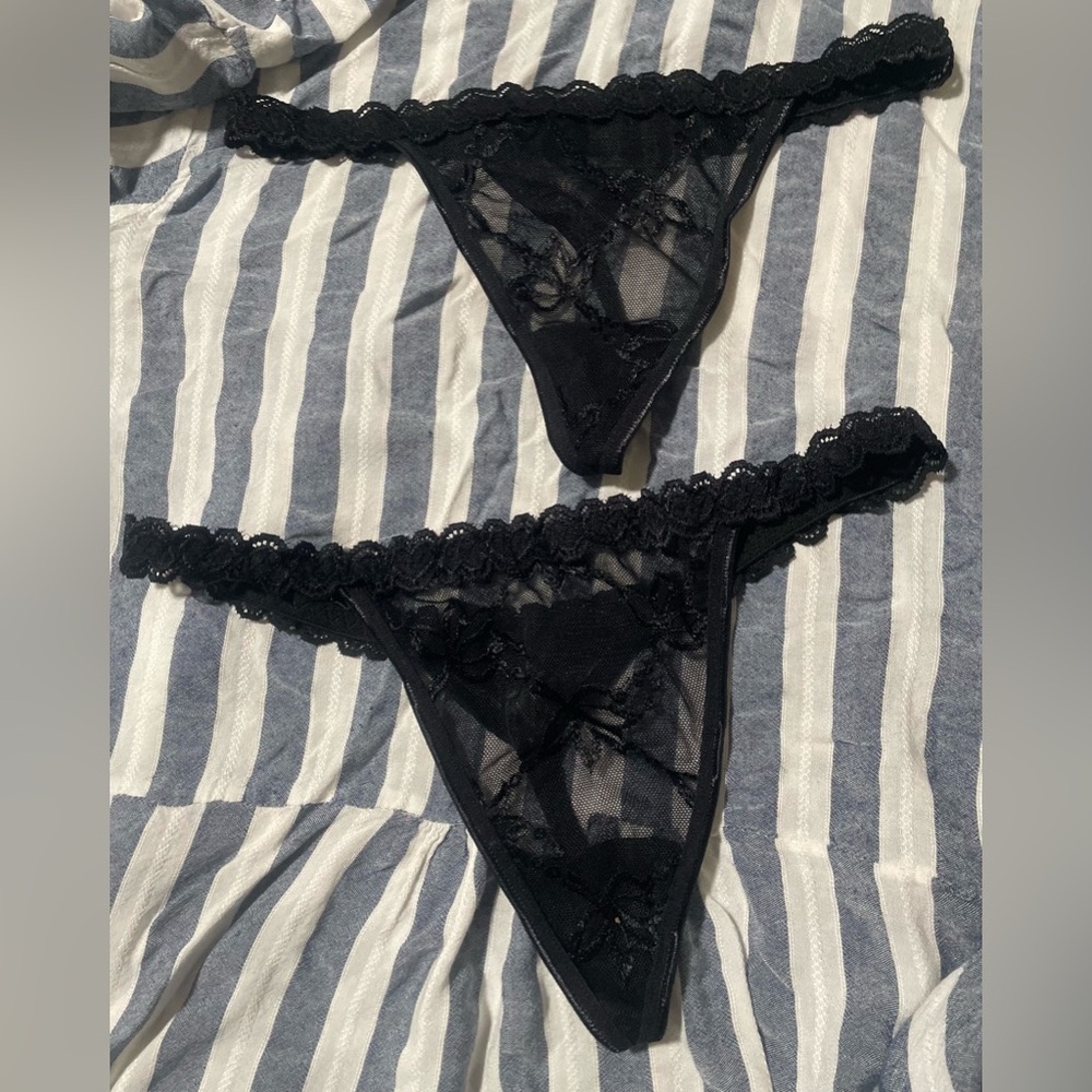 Mason Black Lace Panties Set